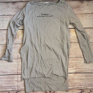 Zara T shirt with slits